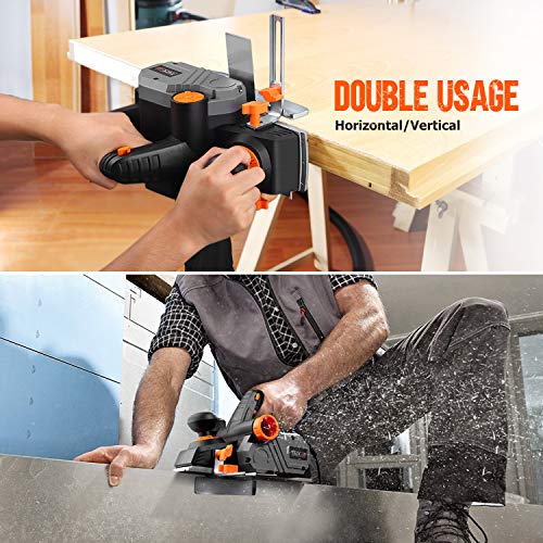 Planer, TACKLIFE Power Hand Planer, 7.5-Amp 900W 14500Rpm 3-1/4-In...