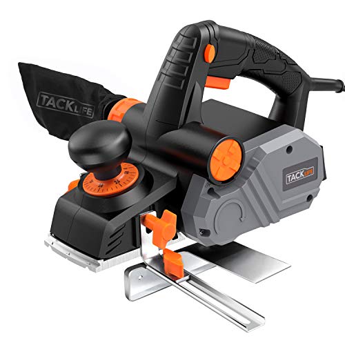Planer, TACKLIFE Power Hand Planer, 7.5-Amp 900W 14500Rpm 3-1/4-In...