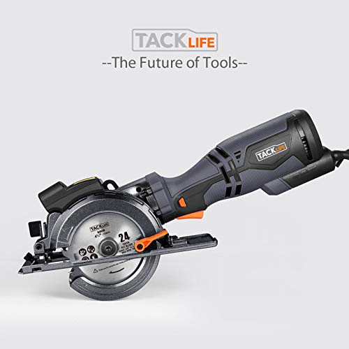 TACKLIFE Circular Saw with Metal Handle, 6 Blades4-3/4 & 4-1/2”...