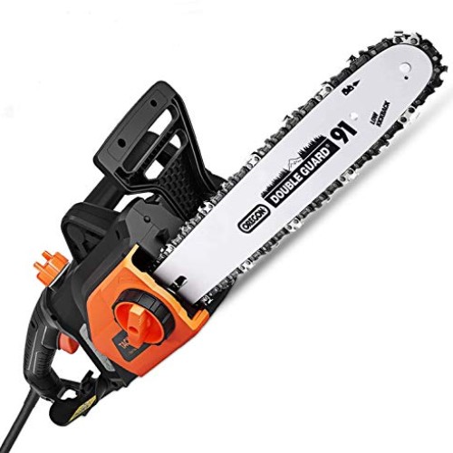 TACKLIFE Corded Chainsaw, 15-amp Electric Chainsaw, 18 Chain Bar...