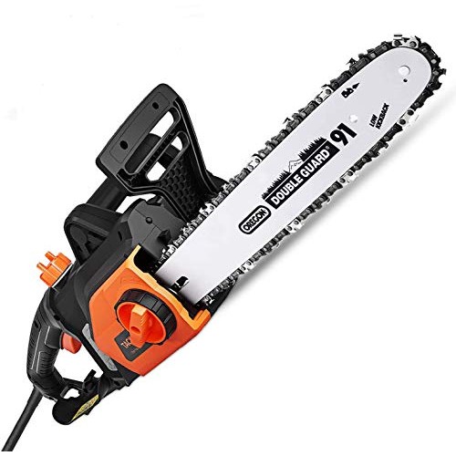 TACKLIFE Corded Chainsaw, 15-amp Electric Chainsaw, 18 Chain Bar...