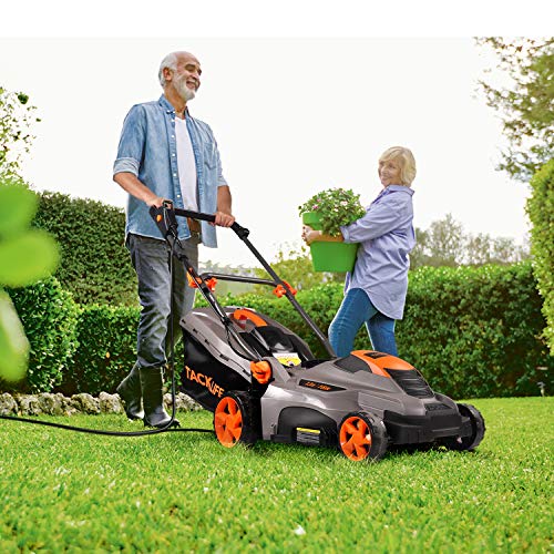 TACKLIFE Corded Electric Lawn Mower 13 Amp, 16 Inch Lawn Mower, 5 ...