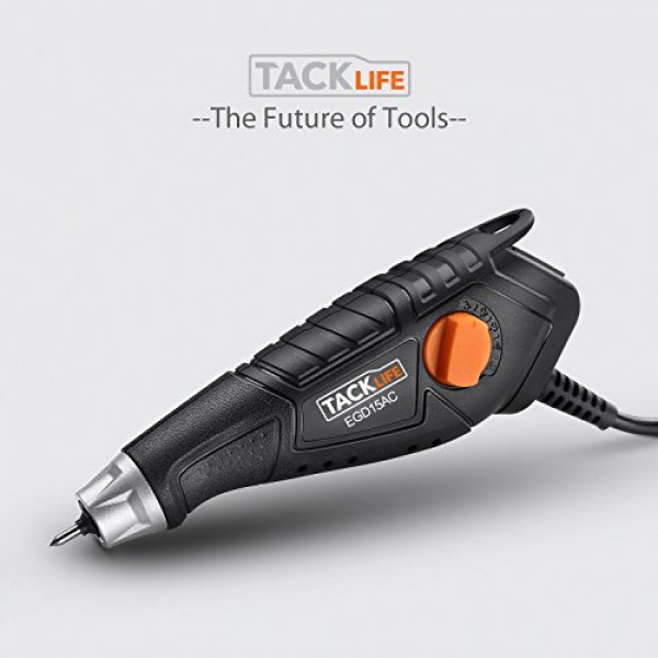 TACKLIFE Engraver 7200 Stroke Per Minute with Soft Rubber Handle, ...