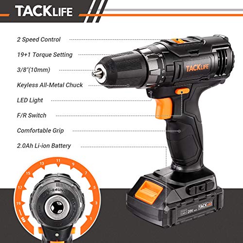 TACKLIFE Tool Set, 108 Pcs, Tool Kit for home, Professional Hand T...