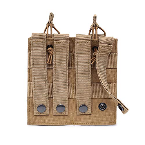 Double Mag Pouch Molle Open-Top Double Magazine Pouch for M4/M16/A...