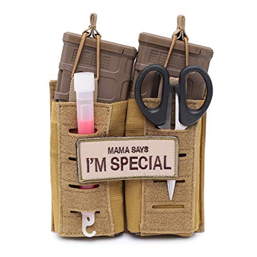 Double Mag Pouch Molle Open-Top Double Magazine Pouch for M4/M16/A...