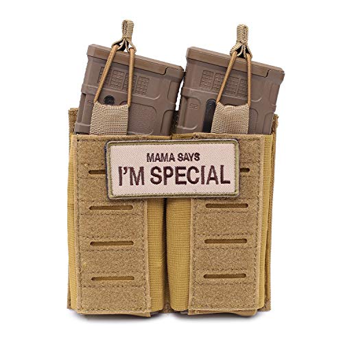 Double Mag Pouch Molle Open-Top Double Magazine Pouch for M4/M16/A...