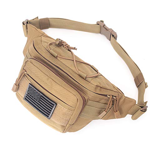 Tactical Waist Pack Military Waist Bag Fanny Pack Hip Bum Bag with...
