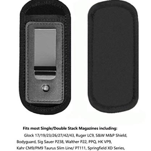 TACwolf 4 Pack Magazine Pouch IWB Inside Waistband Pistol Hand ...