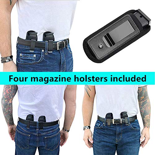TACwolf 4 Pack Magazine Pouch IWB Inside Waistband Pistol Hand ...