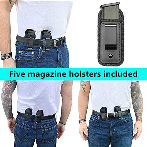 TACwolf 5 Pack IWB Inside Waistband Pistol Hand Magazine Holste...