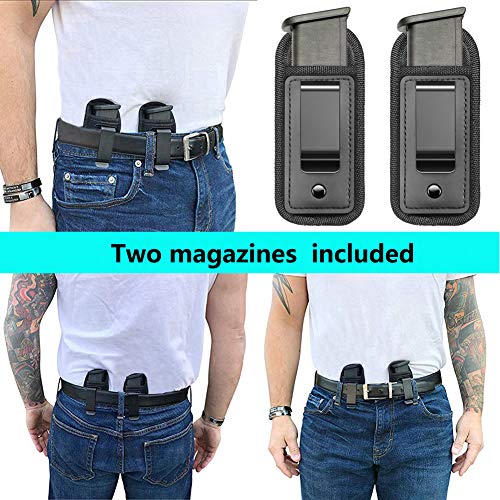 TACwolf IWB Waistband Pistol Hand Magazine Holster Pouch for 9m...