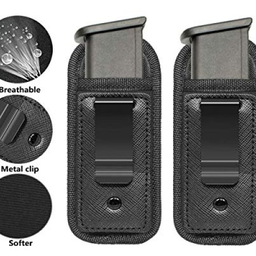TACwolf New 2pc Universal Magazine Holster IWB 9mm .40 .45 Mag Hol...