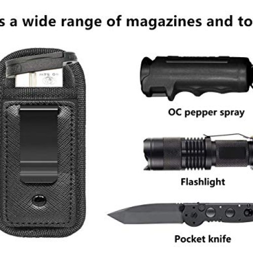TACwolf New 3pc Universal Magazine Holster IWB 9mm .40 .45 Mag Hol...