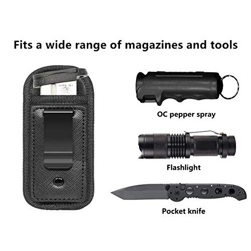 TACwolf New 3pc Universal Magazine Holster IWB 9mm .40 .45 Mag Hol...