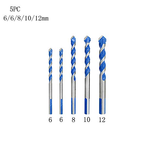 Multi Material Drill Bit,TADAMI Tile Drill Bits with Size 3, 4, 5,...