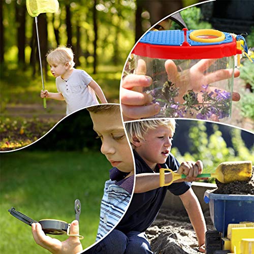 TADY Outdoor Adventure Kit for Kids -16 Pcs Binoculars,Compass,Fla...
