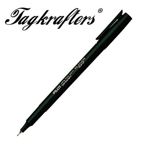 TAGKRAFTERS 5 x 5/8 White Premium Pot Stakes with Marker - 1,000...