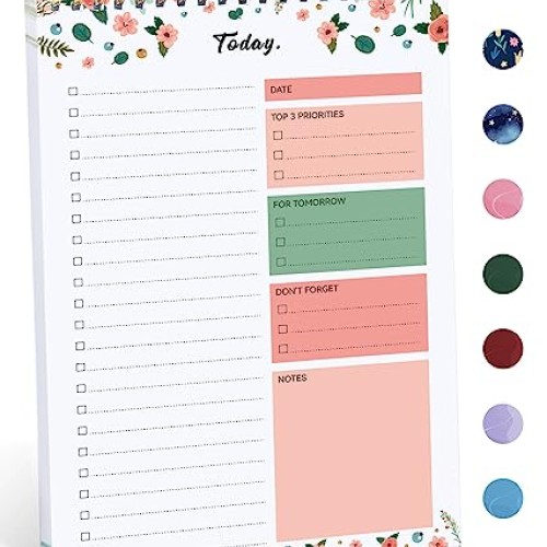 To Do List Pad - To Do List Notebook Notepad for Work with 52 Shee...