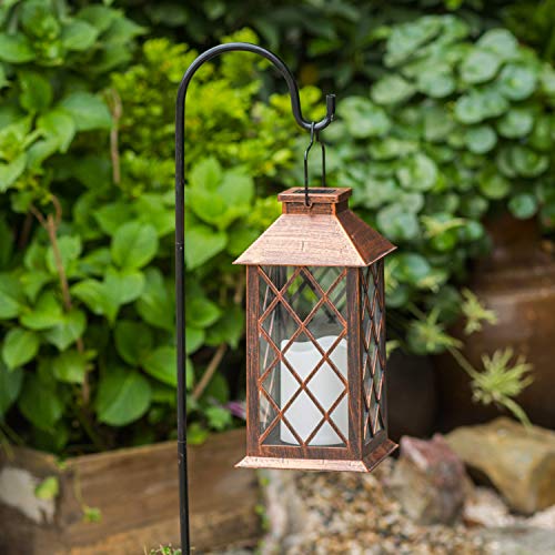 TAKE ME Solar Lantern,Outdoor Garden Hanging Lantern-Waterproof LE...