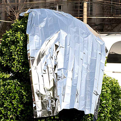 Takefuns 2 PCS Plants Garden Greenhouse Covering Foil Sheets,Silve...