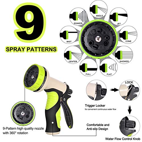 Takuvan 100ft Expandable Garden Hose, Durable Flexible Expanding W...