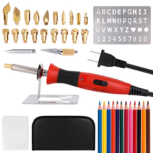 UL Listed Wood Burning Kit, Wood Burning Pyrography Pen Kit Tool...