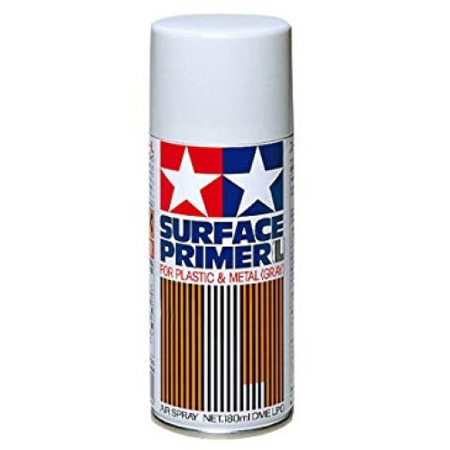 Tamiya TAM87042 87042 Surface Primer L Gray, 180ml Spray Can, Ligh...