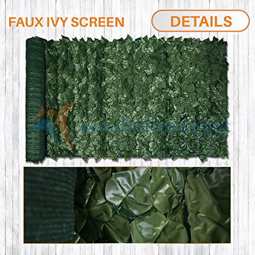 TANG by Sunshades Depot 58 x 156 inch Artificial Faux Ivy Privac...