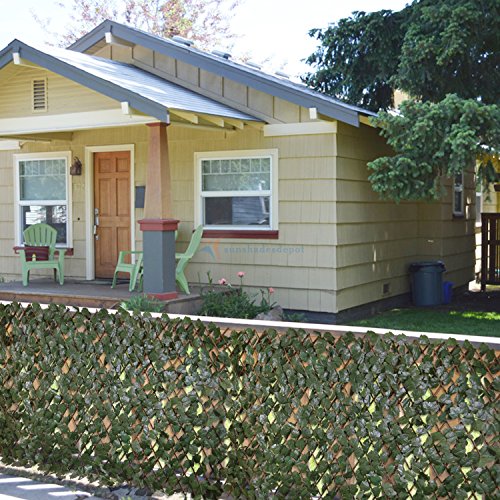 TANG Sunshades Depot 15 x 48 Double Side Artificial Faux Ivy Pri...
