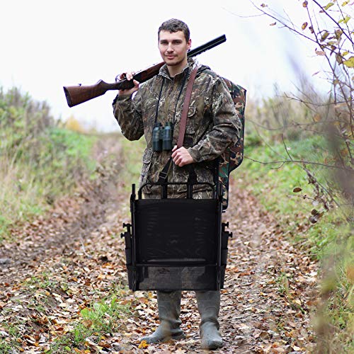 Tangkula 360-Degree Hunting Swivel Chair, Ground Blind Chairs w/Ar...