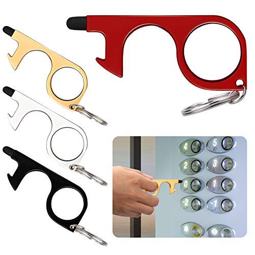TANJALI Multifunctional Touchless Door Opener Tool,No-Touch Button...