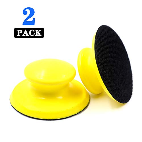 5 Inch Hook and Loop Hand Sanding Block Round Sanding Pad Hook Bac...