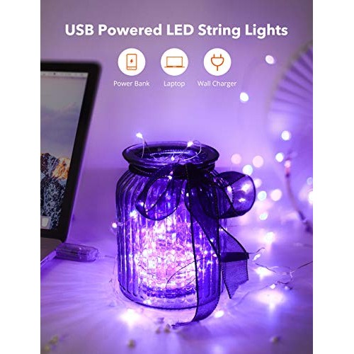 TaoTronics TT-SL213 RGB LED String Lights,Christmas Decorations Li...