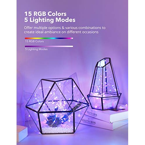 TaoTronics TT-SL213 RGB LED String Lights,Christmas Decorations Li...