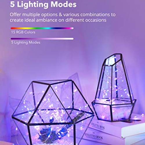 TaoTronics TT-SL213 RGB LED String Lights,Christmas Decorations Li...