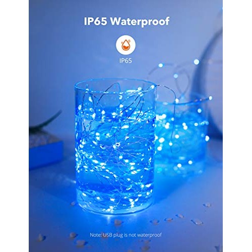 TaoTronics TT-SL213 RGB LED String Lights,Christmas Decorations Li...