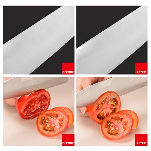 Knife sharpening stone,400/1000.2000/5000 Double Side Grit Waterst...