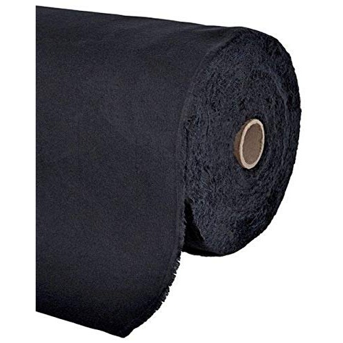 Anti Tarnish Silver Cloth, Black, by The Yard