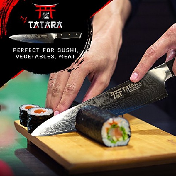 TATARA | Japanese Chef Knife for Sushi 8 inch | Professional Gyuto...
