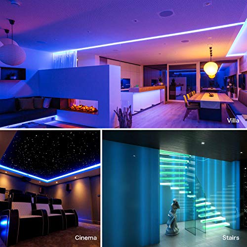 LED Strip Lights, TATUFY 10M/32.8FT 300 LEDs SMD 5050 RGB Strip Li...