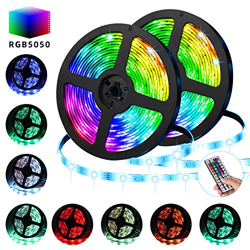 LED Strip Lights, TATUFY 10M/32.8FT 300 LEDs SMD 5050 RGB Strip Li...