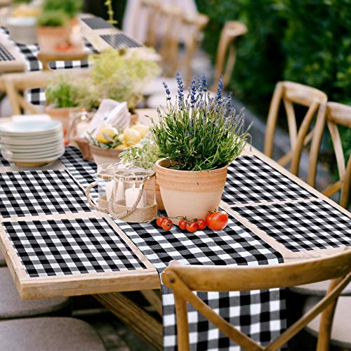 57 x 157.5 Inch Buffalo Plaid Fabrics Gingham Fabric Buffalo Check...