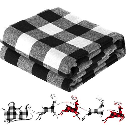 57 x 157.5 Inch Buffalo Plaid Fabrics Gingham Fabric Buffalo Check...