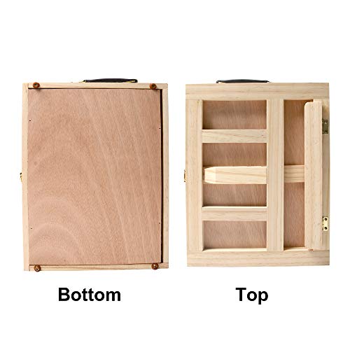 Tavolozza Wooden Mixed Media Art Set Easel Painting Kit with Wood ...
