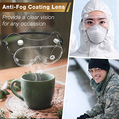 Safety Glasses Tavool Anti Fog Safety Goggles Over Glasses Protect...