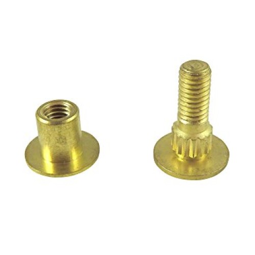 Taytools 115720 2 Sets Solid Brass Saw Bolts and Split Nut for Rep...