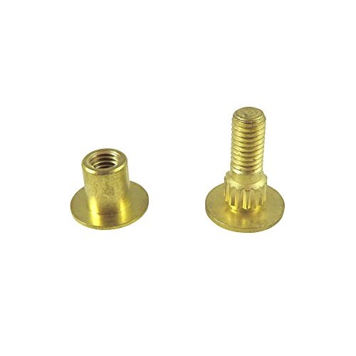 Taytools 115720 2 Sets Solid Brass Saw Bolts and Split Nut for Rep...