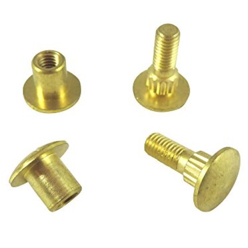 Taytools 115720 2 Sets Solid Brass Saw Bolts and Split Nut for Rep...