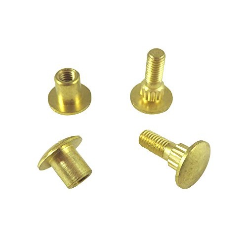 Taytools 115720 2 Sets Solid Brass Saw Bolts and Split Nut for Rep...